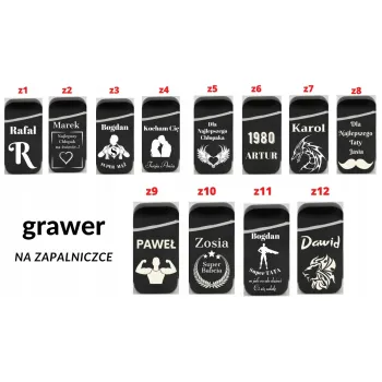 Zapalniczka Plazmowa Vip z Grawerami Prezent Walentynki Dla niego